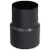 Skorstensrör/rökrör övergång D150mm-130mm används för anslutning av en vedeldad kamin/eldstad och en befintlig skorsten.