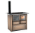 Vedspis Gaia 149 AVSX är en prisvärd och robust vedspis med en snygg design som skapar känslan av den öppna spisen.