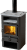 Vattenmantlad kamin Thermo IN är en modern, effektiv vattenmantlad kamin med naturstenar på ovansida av eldstaden och topp och i