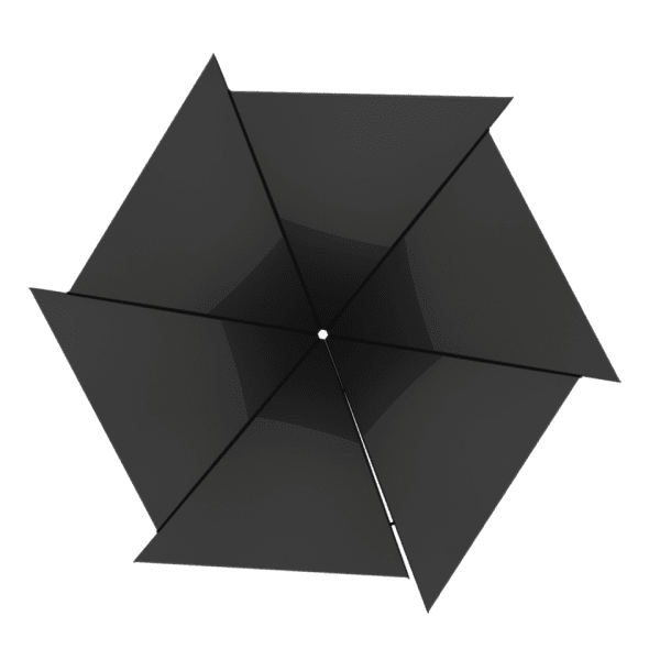 Eldstad utomhus Hex är en högkvalitativa fristående trädgårdseldstad med unik och extremt modern design