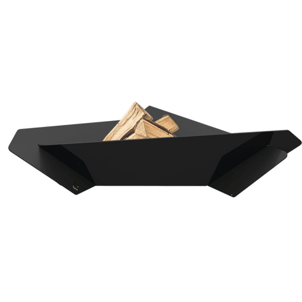 Eldstad utomhus Triangle är en högkvalitativa fristående trädgårdseldstad med unik och extremt modern design