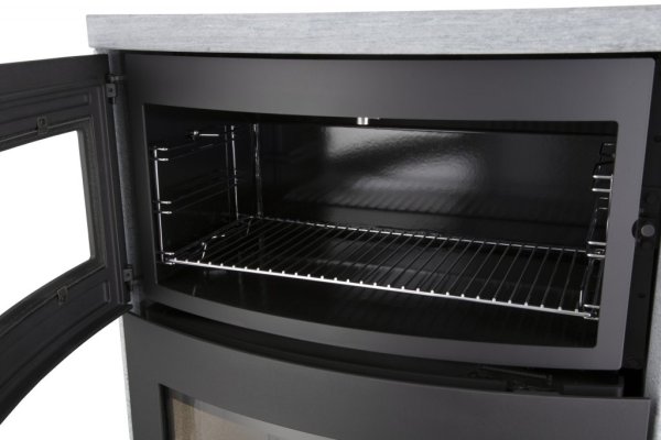 Braskamin Scan-Line 1000B med bakugn