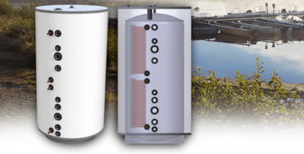 Rund isolerad 750L ackumulatortank MU-TIP är en välisolerad ackumulatortank med löstagbar isolering för anslutning av flera ener