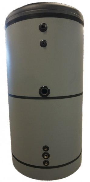 Rund isolerad 750L ackumulatortank